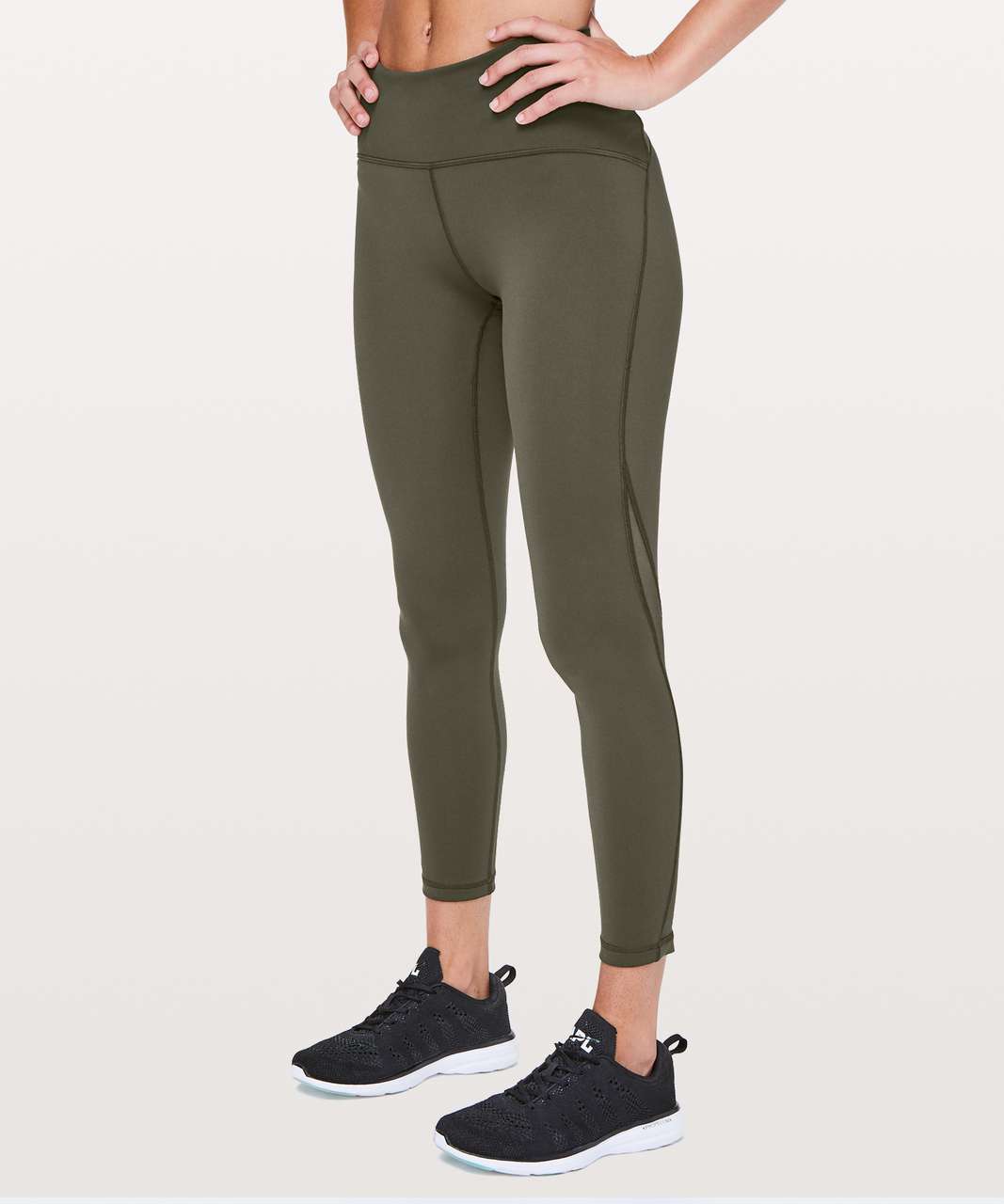 Lululemon Train Times Crop (17) - Pulse Capri Black / Black - lulu fanatics