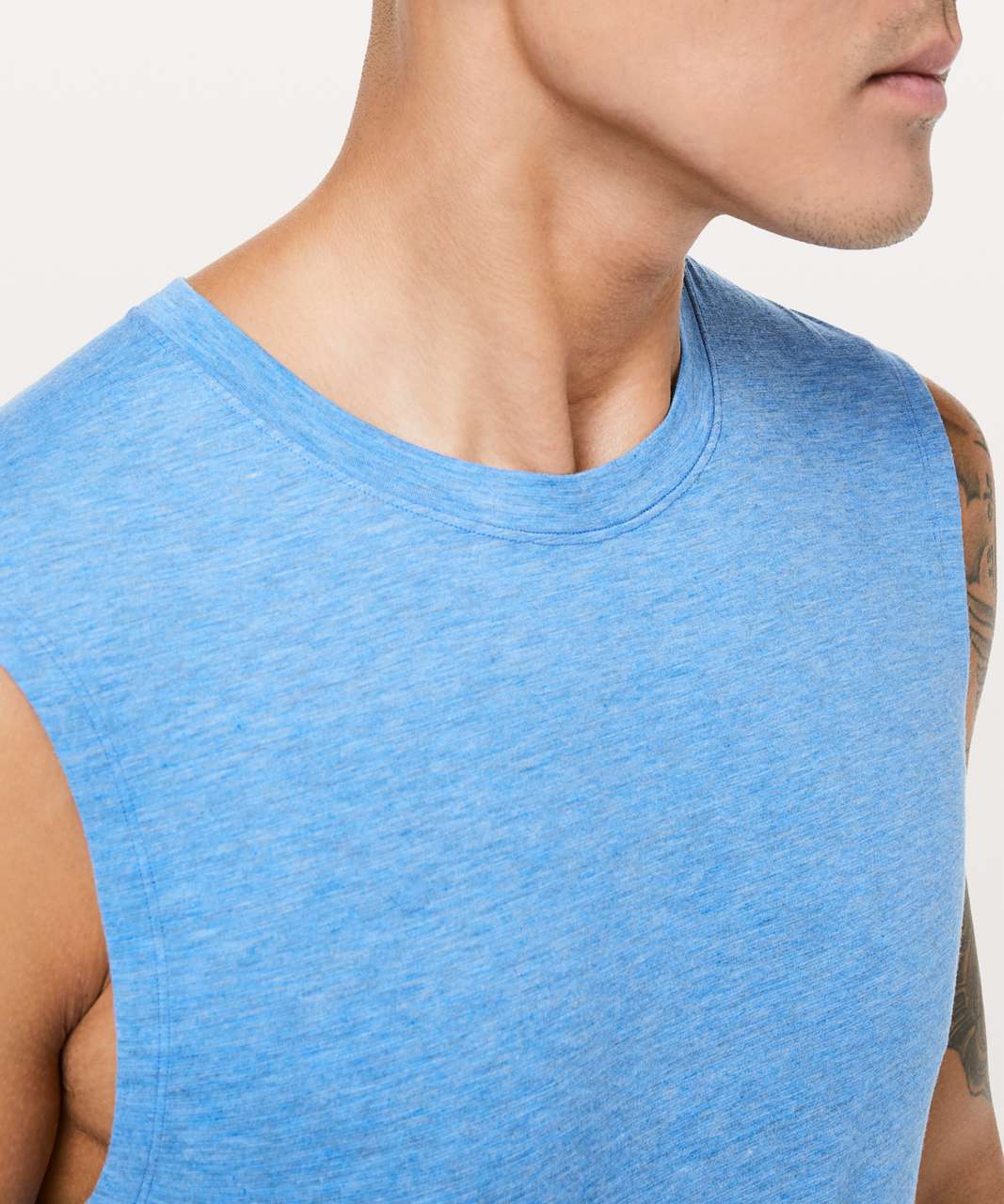 Lululemon Somatic Aero Sleeveless - Heathered Amalfi Blue