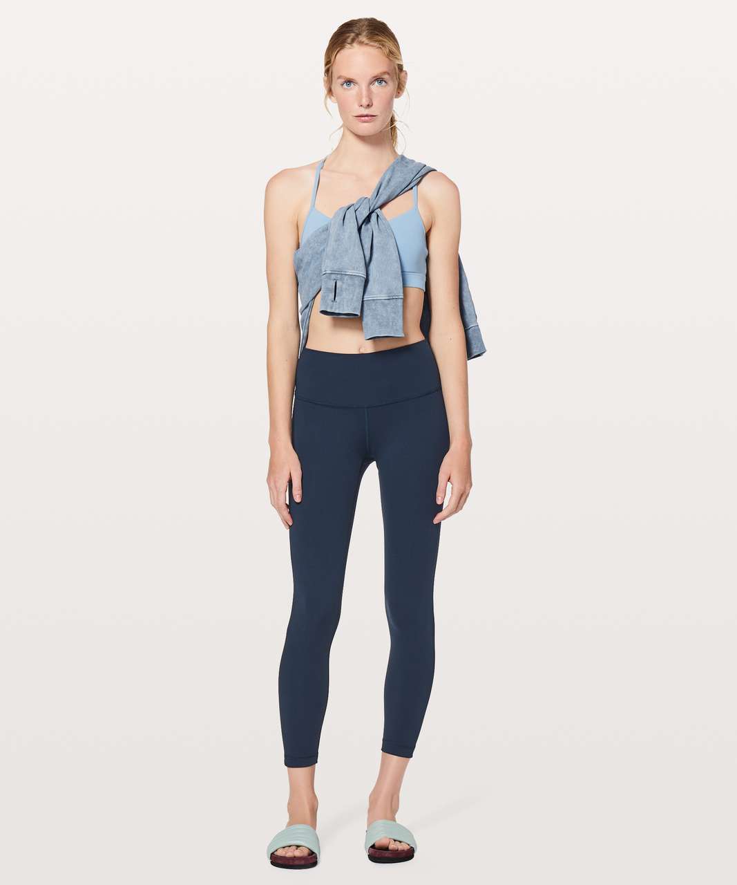 Lululemon Wunder Under Hi-Rise 7/8 Tight *25 - True Navy - lulu fanatics