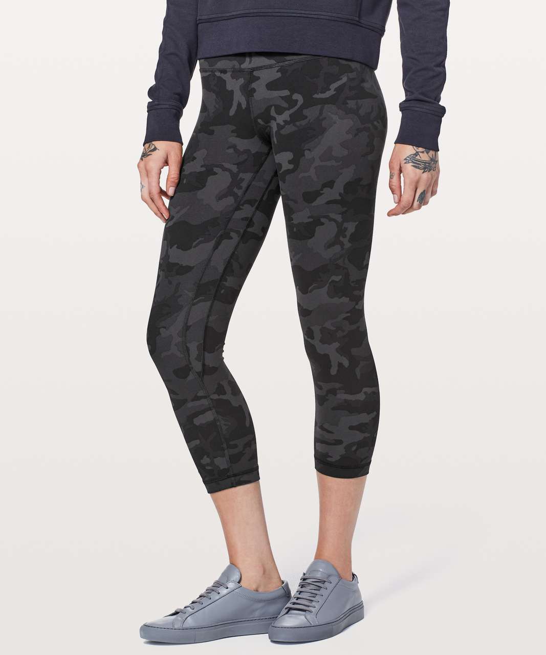 Lululemon Align Crop *21 - Incognito Camo Multi Grey (First