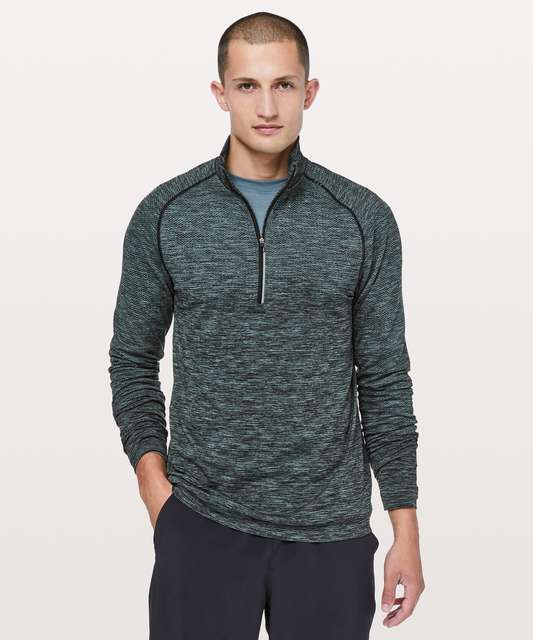 Lululemon Metal Vent Tech 1/2 Zip - Oxblood / Black - lulu fanatics