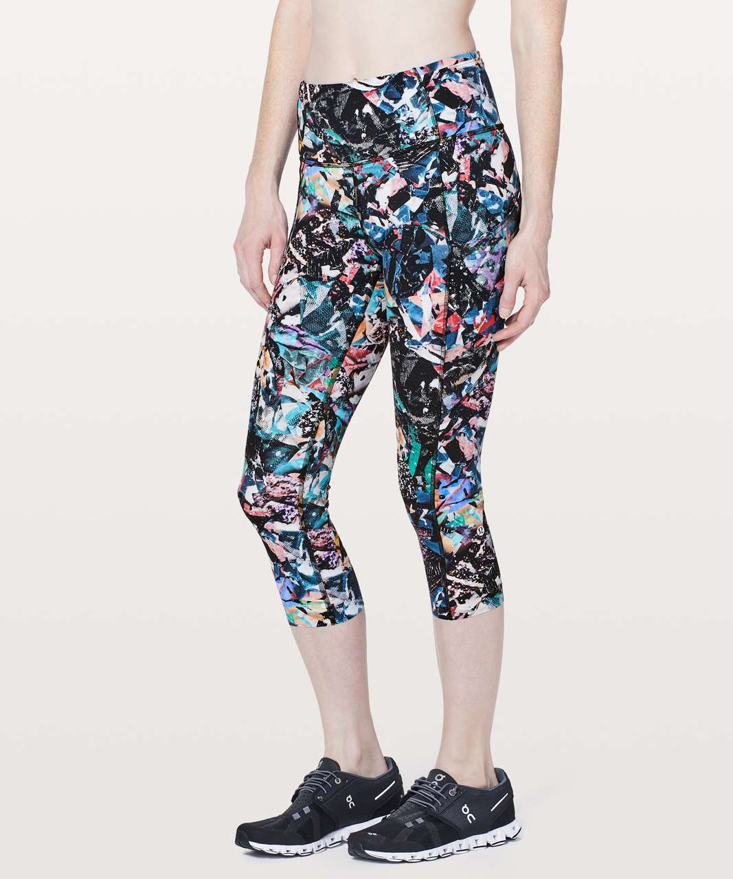 Lululemon Fast & Free Crop II *Nulux 19" - Color Crush Multi