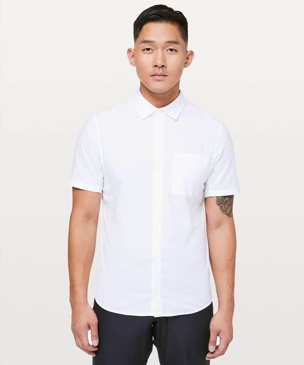 Lululemon All Town Short Sleeve Buttondown - White