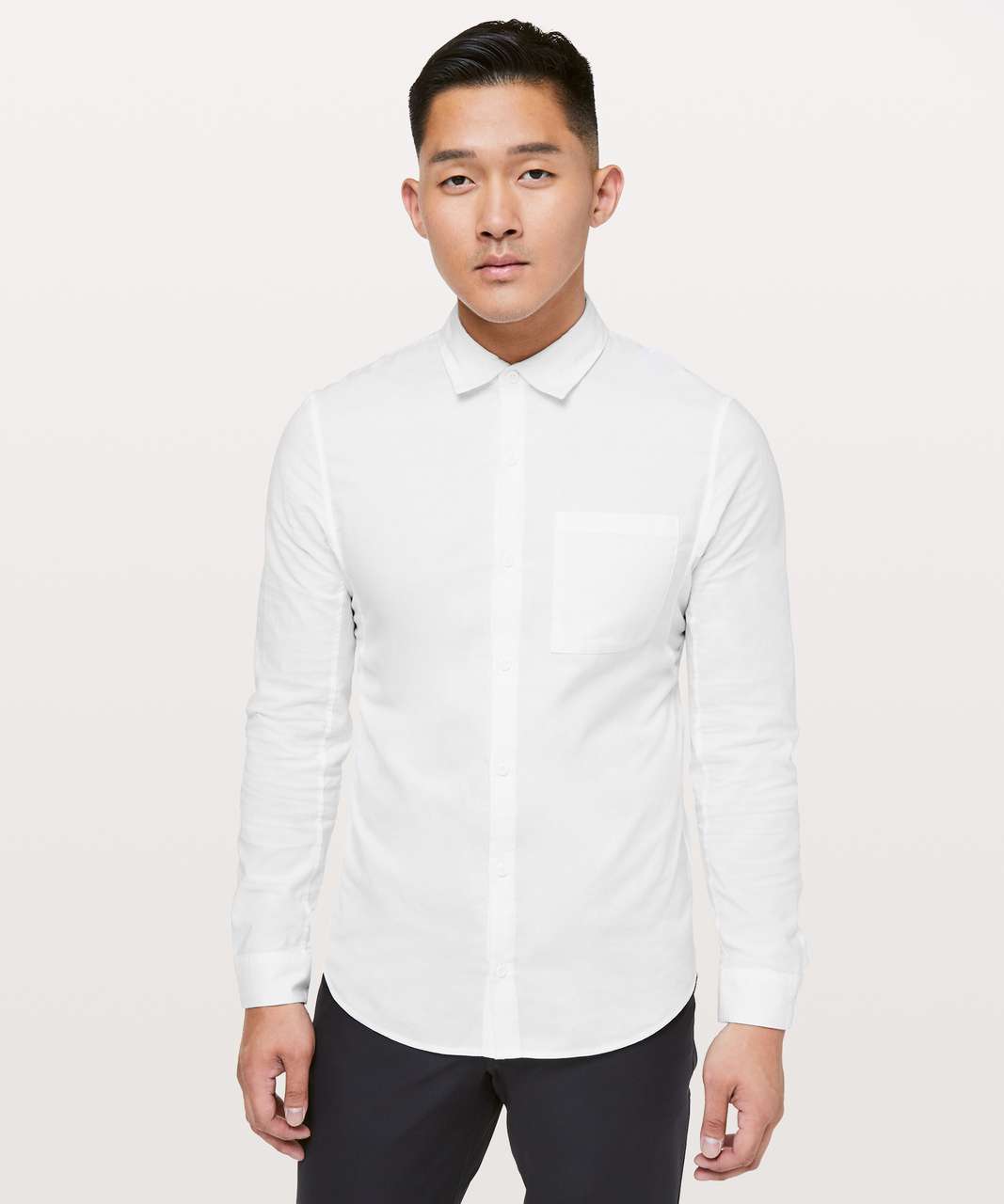 Lululemon All Town Buttondown - White / White