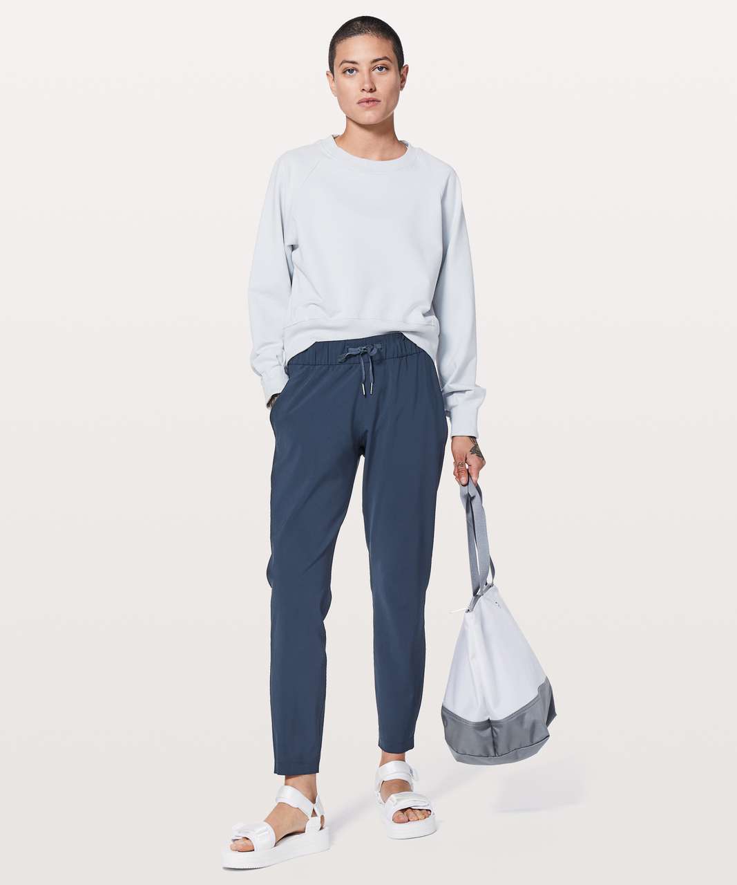 Lululemon On The Fly Pant *Wide Leg 31 - True Navy (First Release) - lulu  fanatics