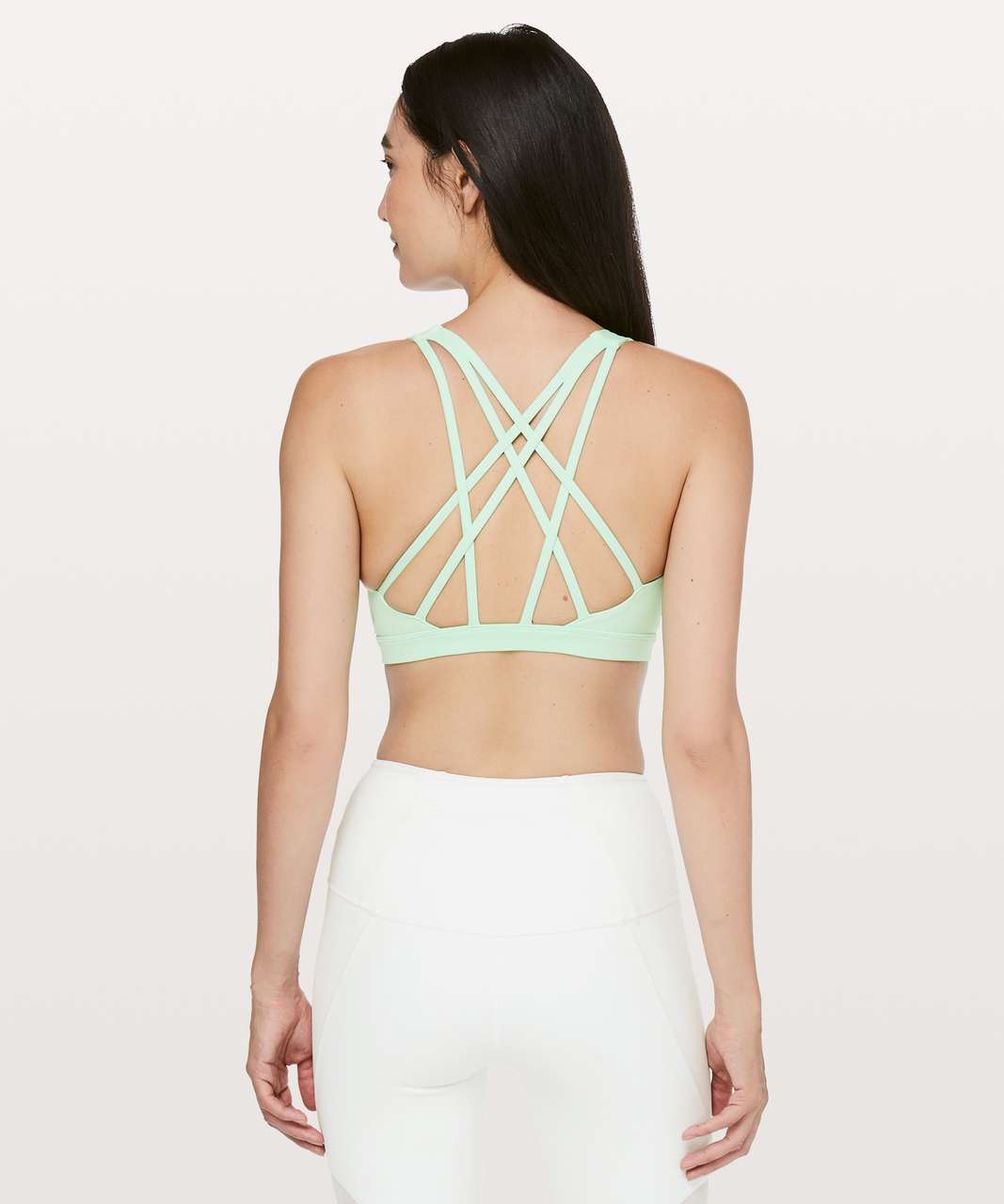 Lululemon Free To Be Serene Bra - Citra Lime