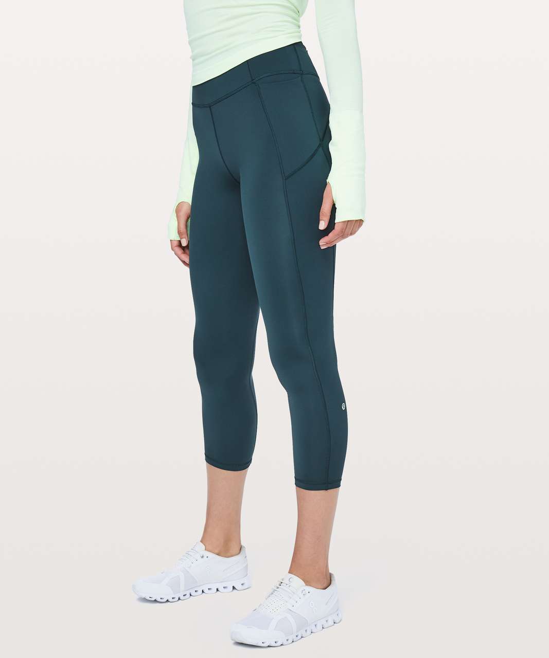 Lululemon Final Lap Crop *23" - Nocturnal Teal