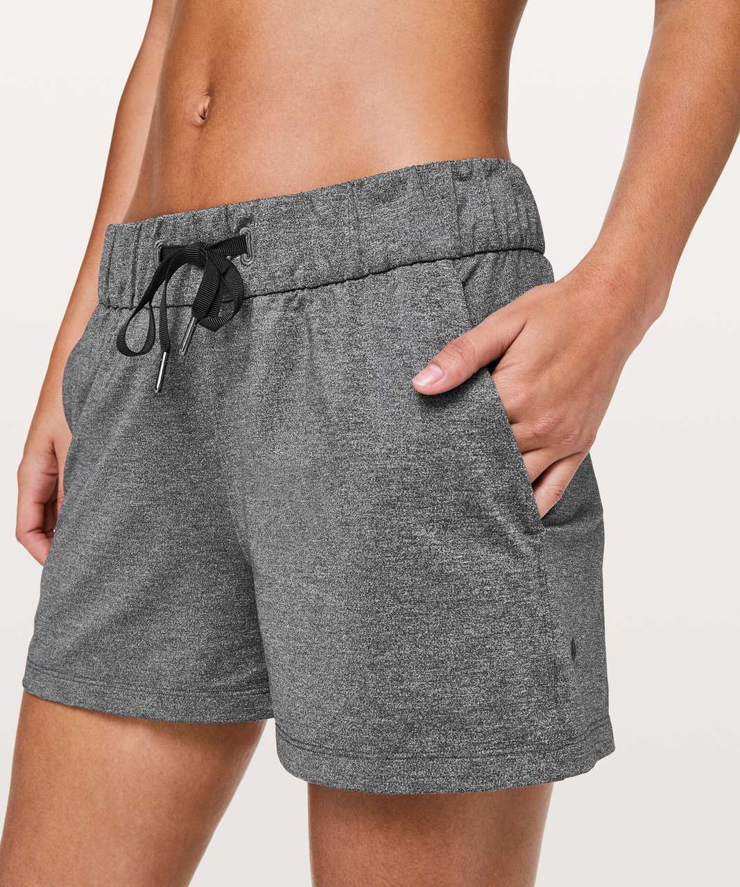 Lululemon On The Fly Short *2.5" - Heathered Black (First Release)