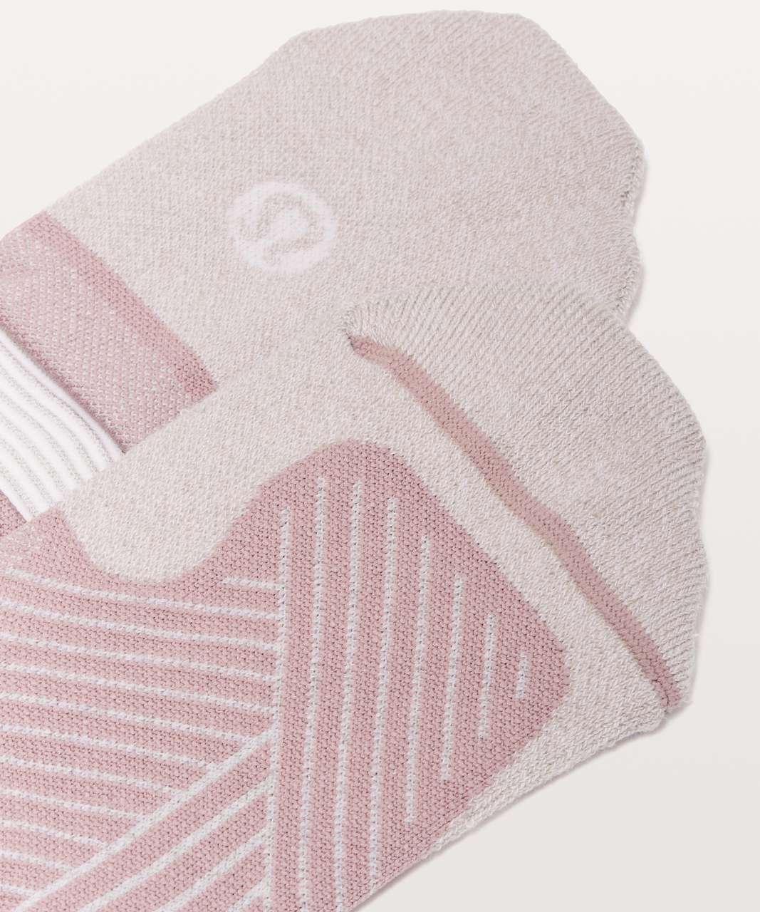 Lululemon Speed Sock *Silver - Vintage Mauve / White