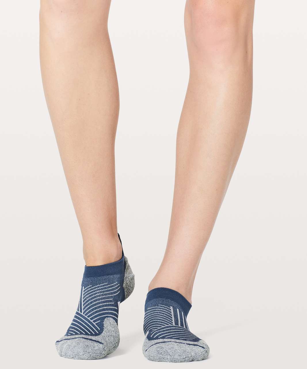 Lululemon Speed Sock *Silver - Thunder Blue / Windmill