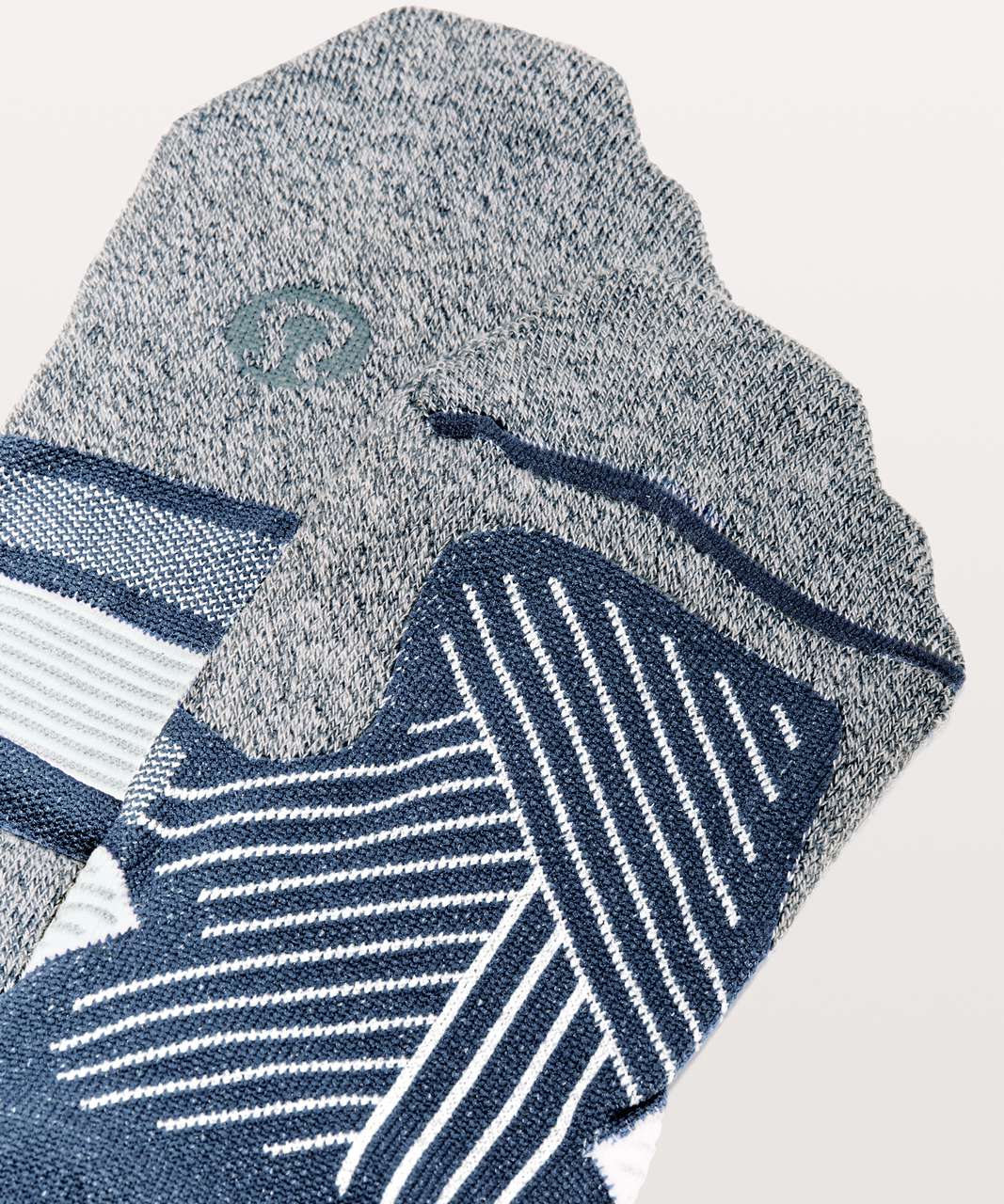 Lululemon Speed Sock *Silver - Thunder Blue / Windmill