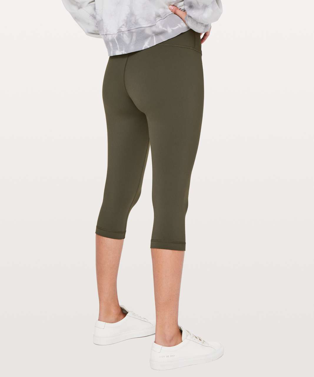 Lululemon Wunder Under Hi-Rise 1/2 Tight *17" - Dark Olive