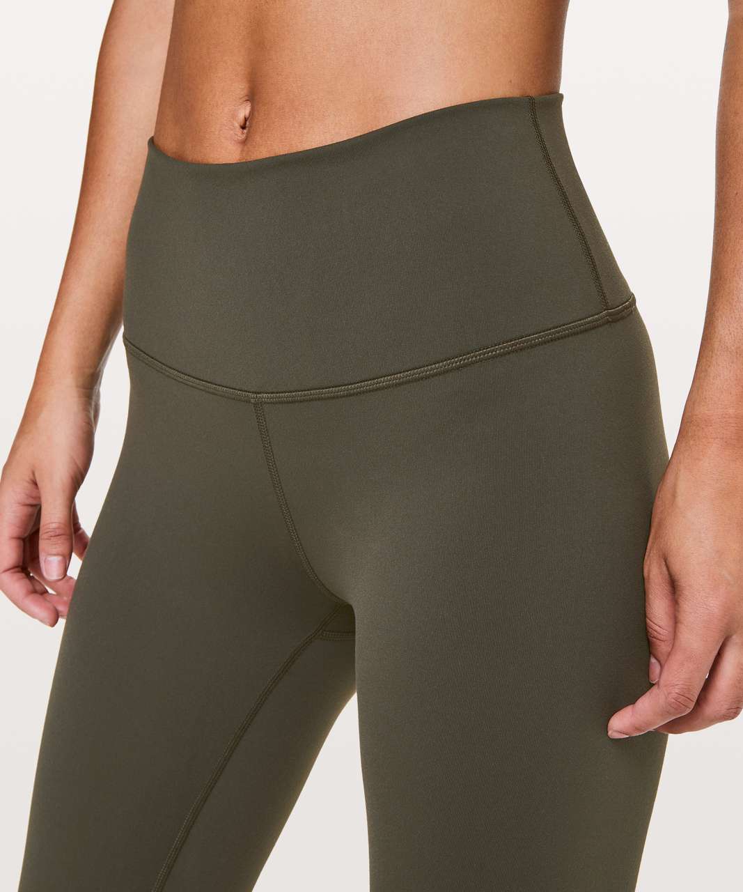 Lululemon Wunder Under Hi-Rise 1/2 Tight *17" - Dark Olive