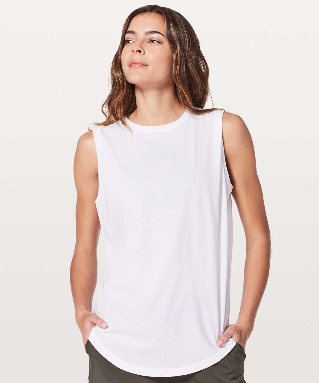 Lululemon Brunswick Muscle Tank *Expression - White (First Release)