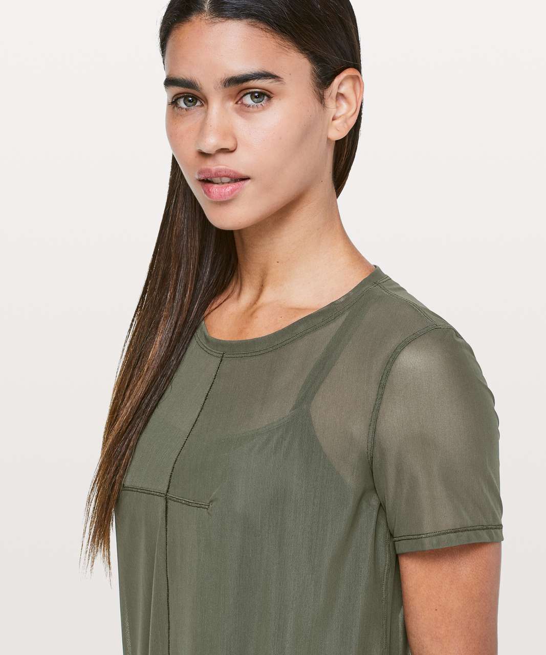 Lululemon Ready To Reach Dress - Camo Green