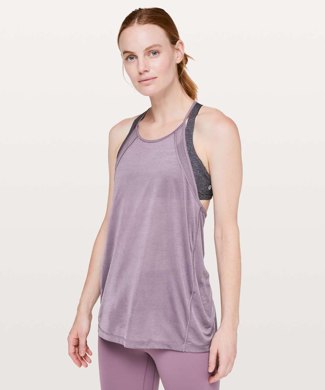 Lululemon Through The Movement Tank - Smoked Mulberry