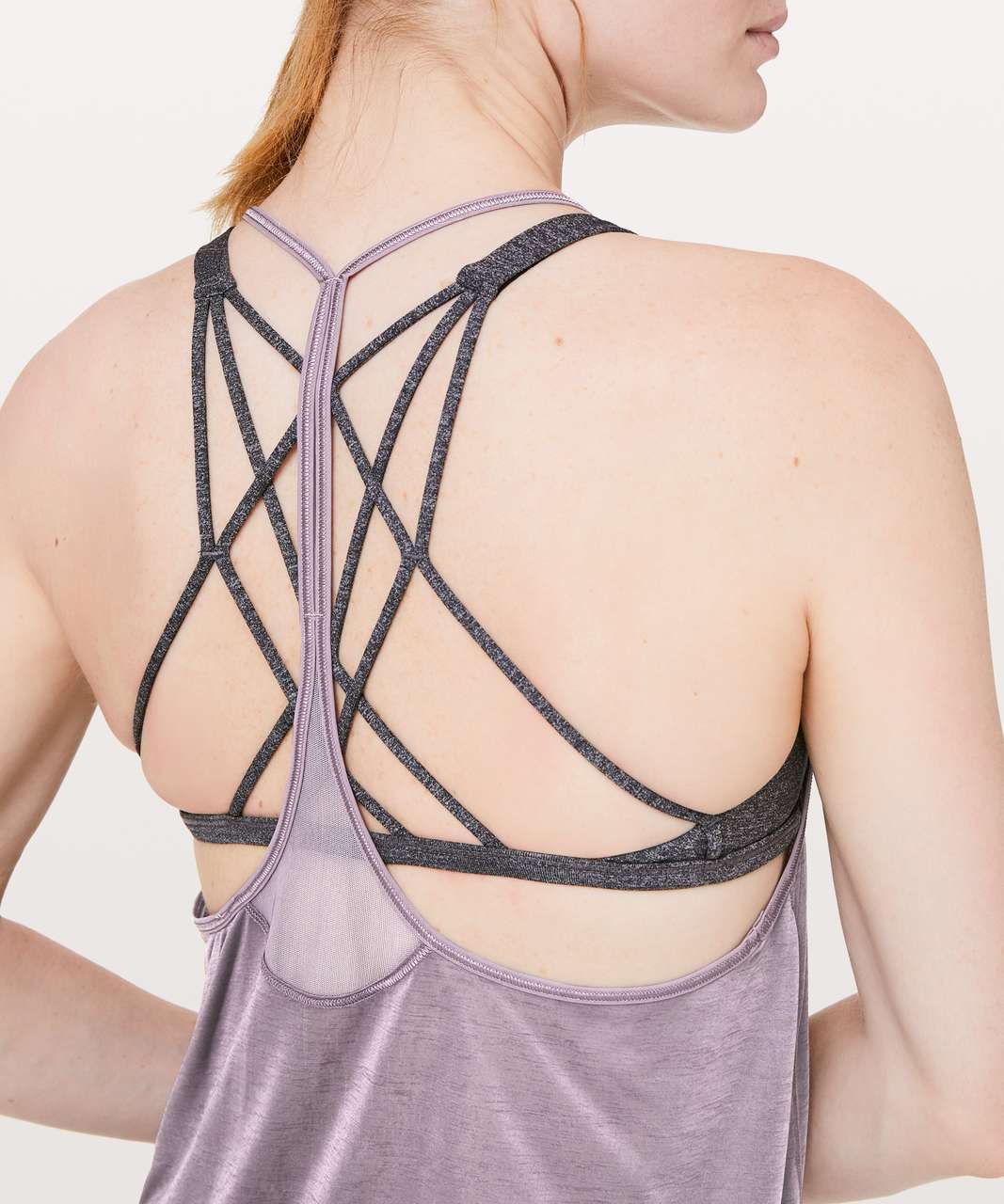 Lululemon Through The Movement Tank - Smoked Mulberry