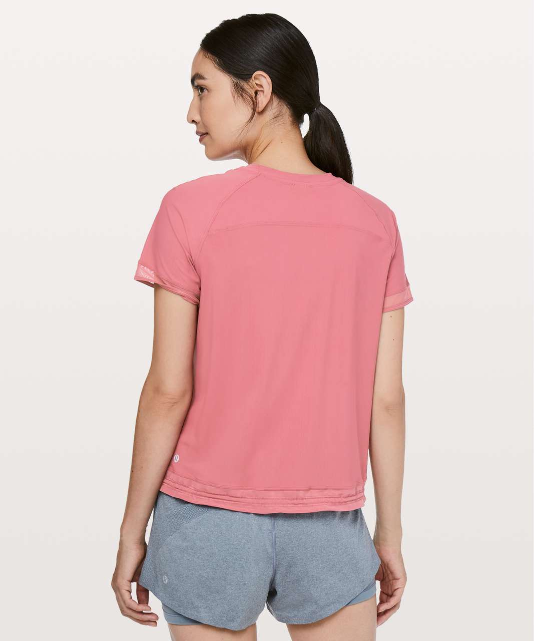 Lululemon Find Focus Short Sleeve - Cherry Tint