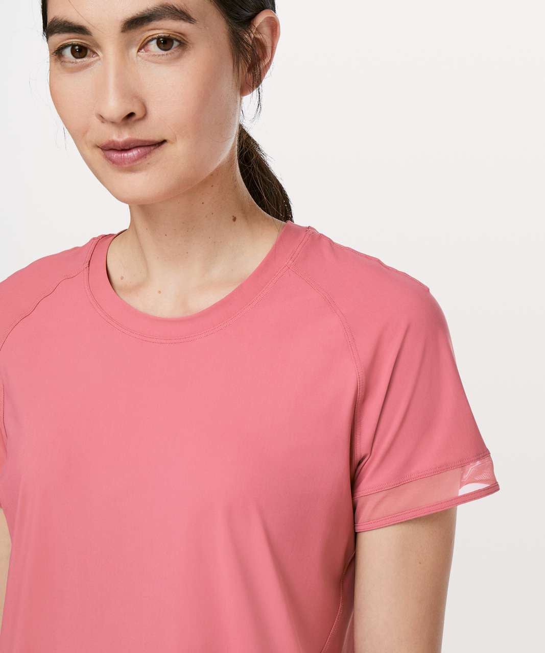 Lululemon Find Focus Short Sleeve - Cherry Tint