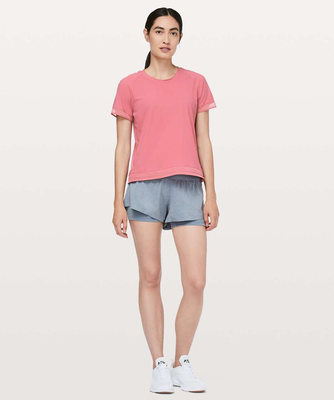 Lululemon Find Focus Short Sleeve - Cherry Tint