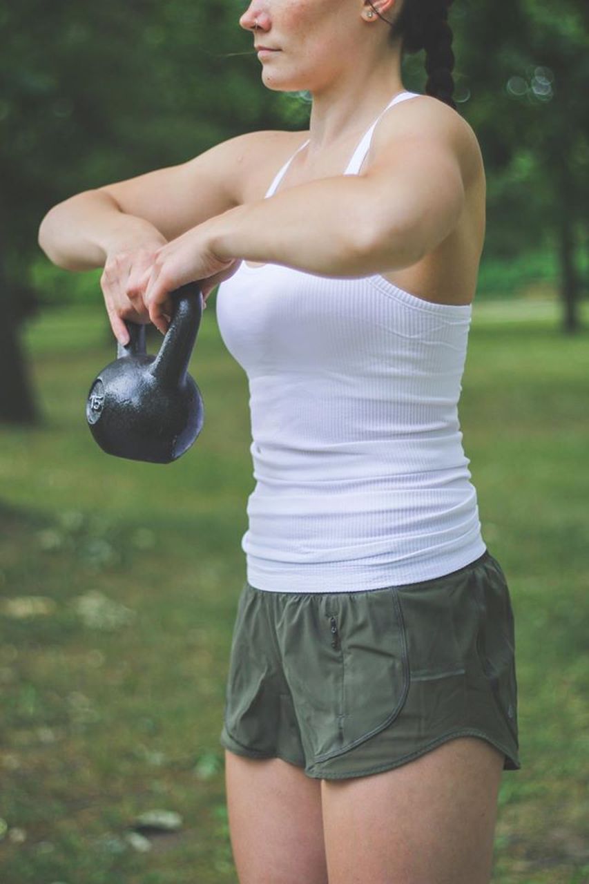 Lululemon Ebb To Street Tank - Heathered White