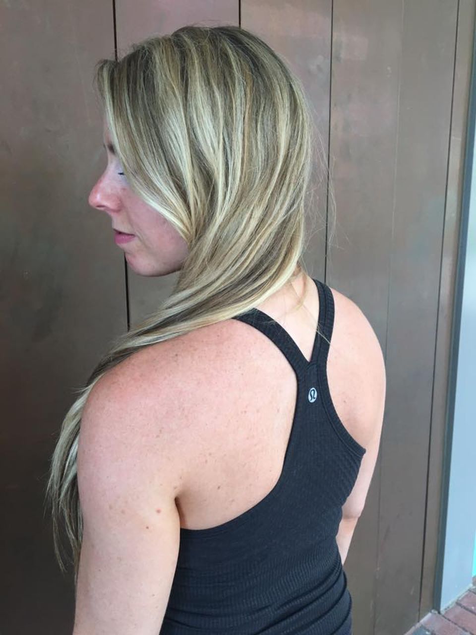 Lululemon Ebb To Street Tank - Heathered Black