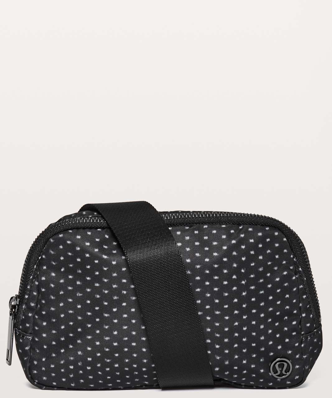 Lululemon Everywhere Belt Bag *1L - Ikat Needle Dot Grey Black / Black