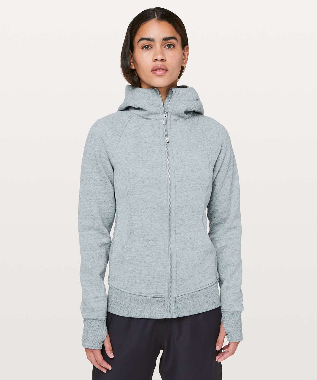 Lululemon Scuba Hoodie *Light Cotton Fleece - Heathered Silver Lake Slub