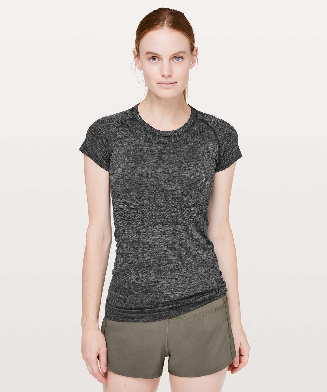 Lululemon Swiftly Tech Short Sleeve Crew - Black / Anchor - lulu