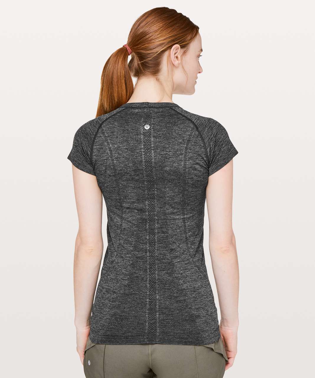 Lululemon Swiftly Tech Short Sleeve Crew - Black / Anchor