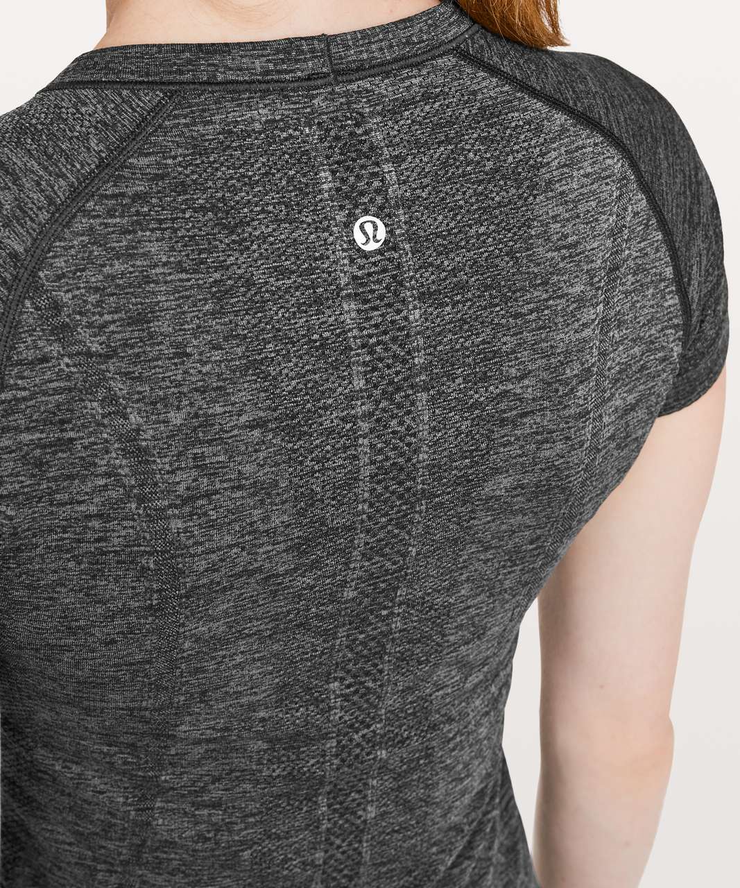 Lululemon Swiftly Tech Short Sleeve Crew - Black / Anchor