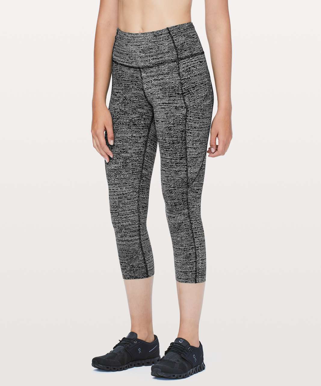 Lululemon Fast & Free Crop II Nulux Black Leggings