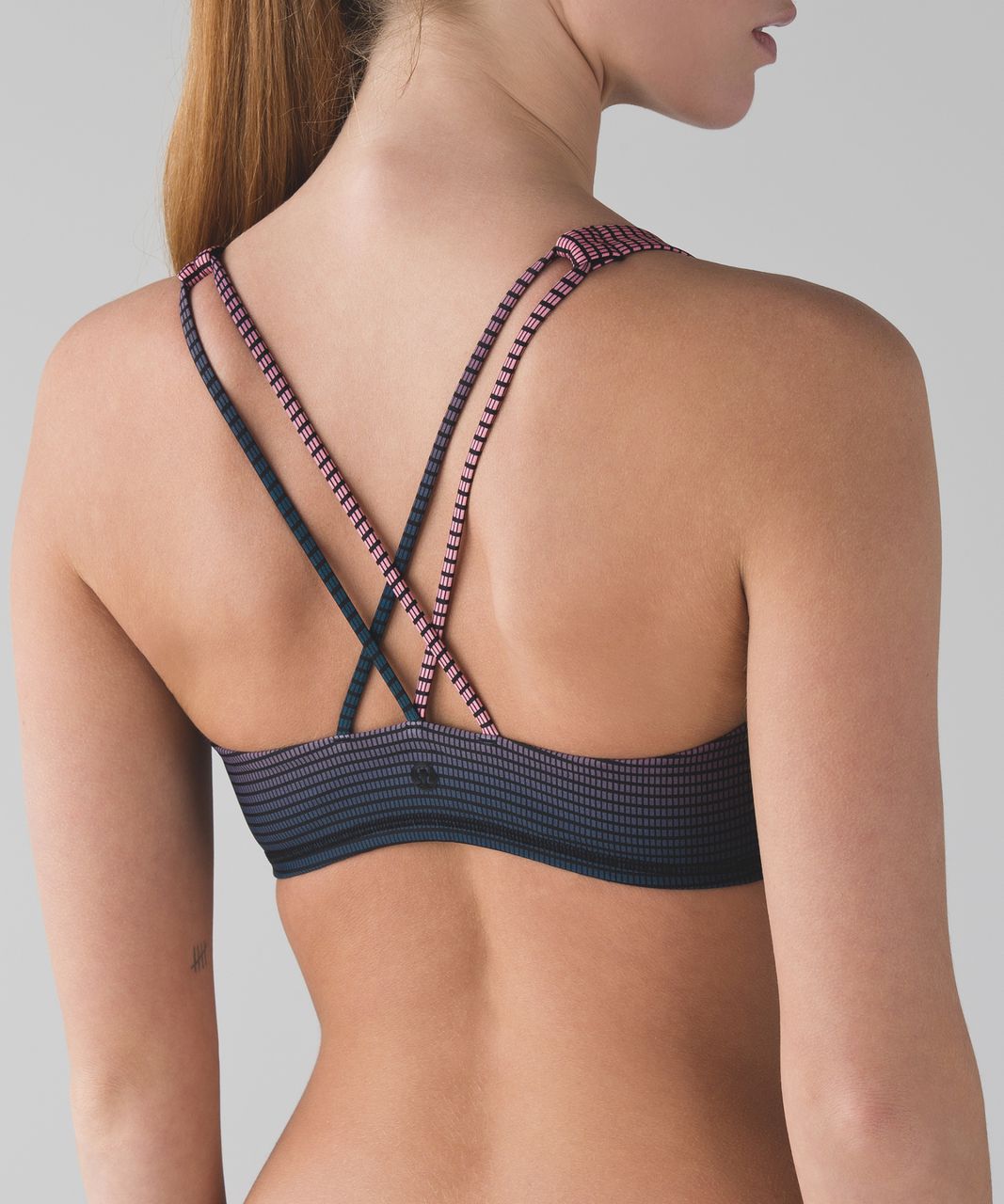 Lululemon Free To Be Bra H2o - Double Gradient Free To Be H2o Yum Yum Pink Alberta Lake / Black