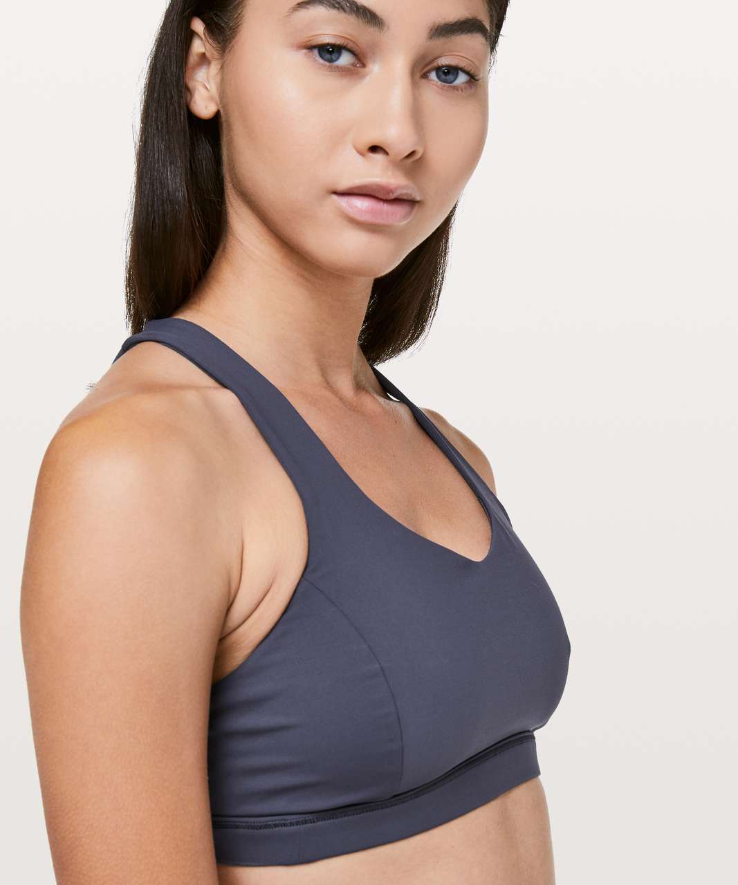 Lululemon Free To Be Serene Bra - Cadet Blue / Iron Purple