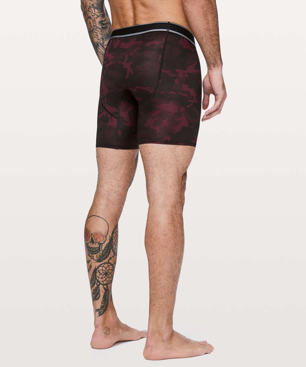 Lululemon Game On Boxer Brief *7.5" - Incognito Camo Red Multi