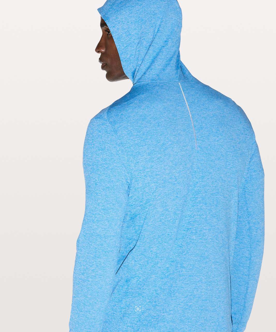 Lululemon Drysense Hoodie - Heathered Amalfi Blue