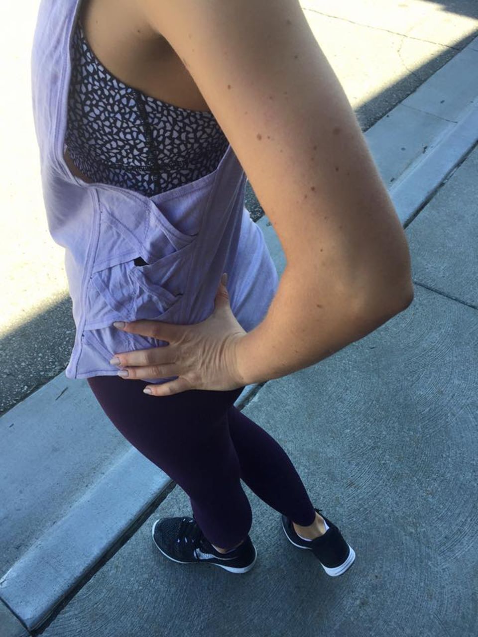 Lululemon Var-City Muscle Tank - Heathered Lilac