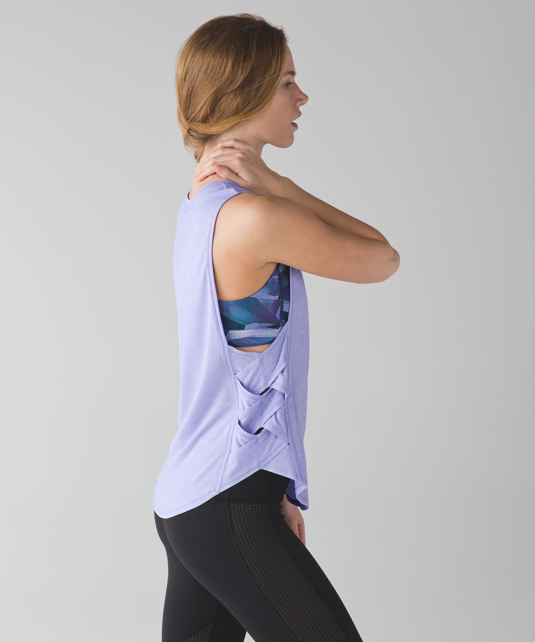 Lululemon Var-City Muscle Tank - Heathered Lilac