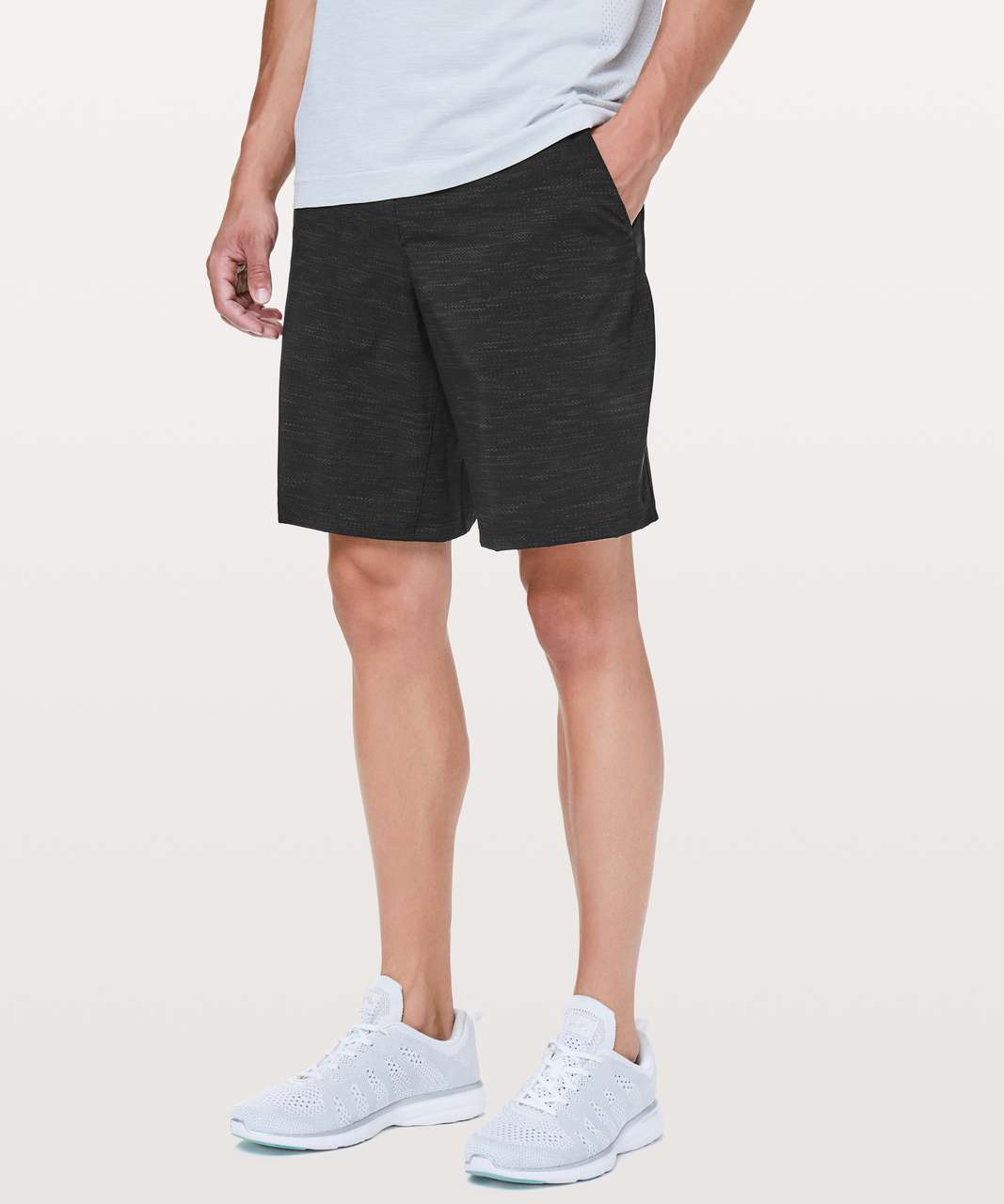 Lululemon Pace Breaker Short *9" Updated - All Court Texture Deep Coal Black