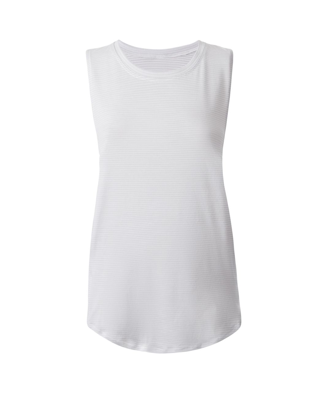 Lululemon Var-City Muscle Tank - Heathered White