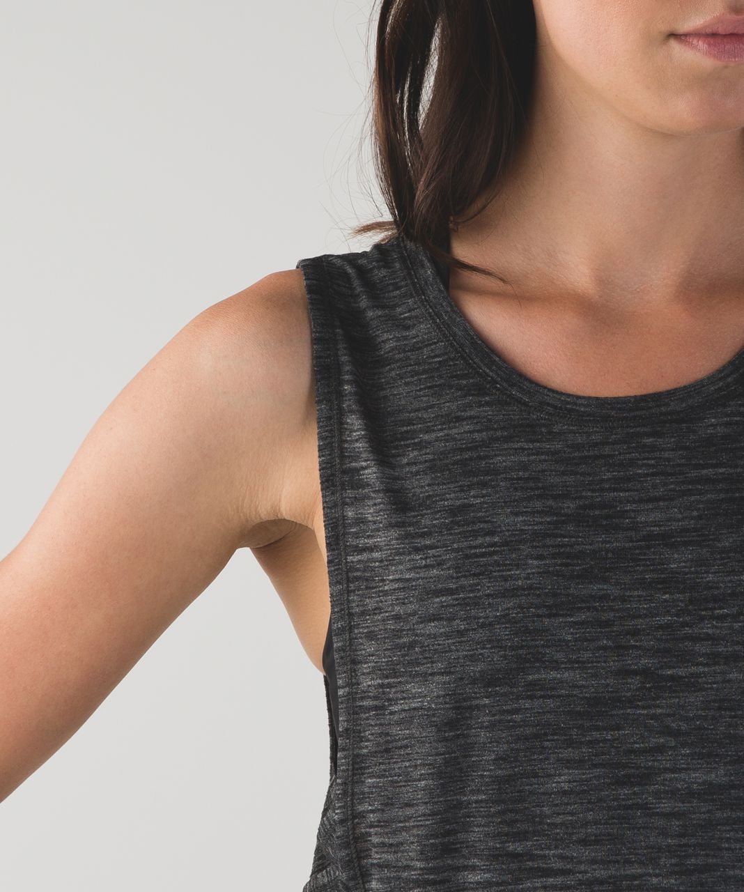 Lululemon Var-City Muscle Tank - Heathered Black