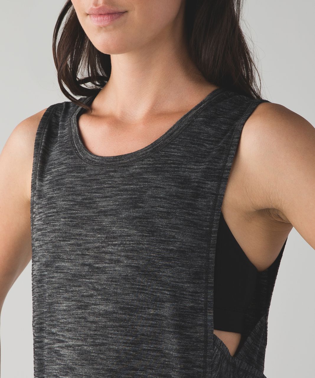 Lululemon Var-City Muscle Tank - Heathered Black