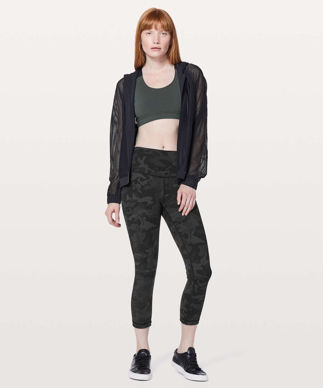 Lululemon Wunder Under Crop (Hi-Rise) - Space Dye Camo Seal Grey Deep Coal  - lulu fanatics