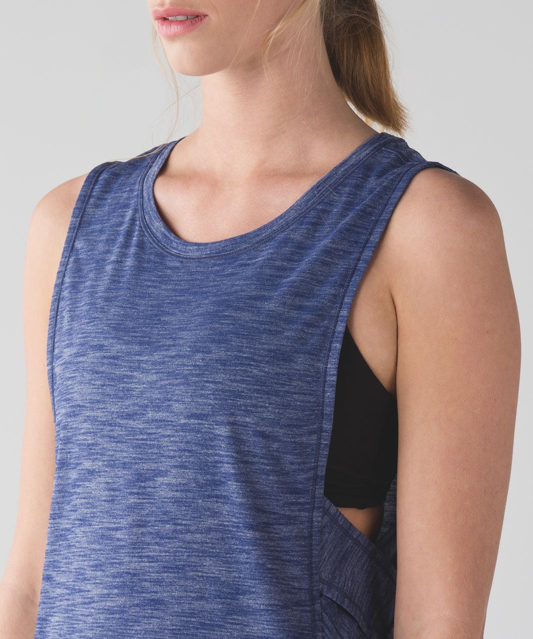 Lululemon Var-City Muscle Tank - Heathered Hero Blue