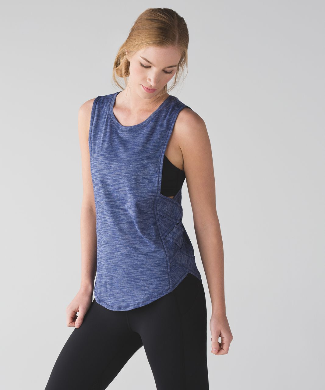 Lululemon Var-City Muscle Tank - Heathered Hero Blue