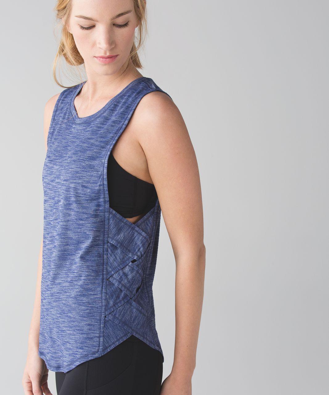 Lululemon Var-City Muscle Tank - Heathered Hero Blue