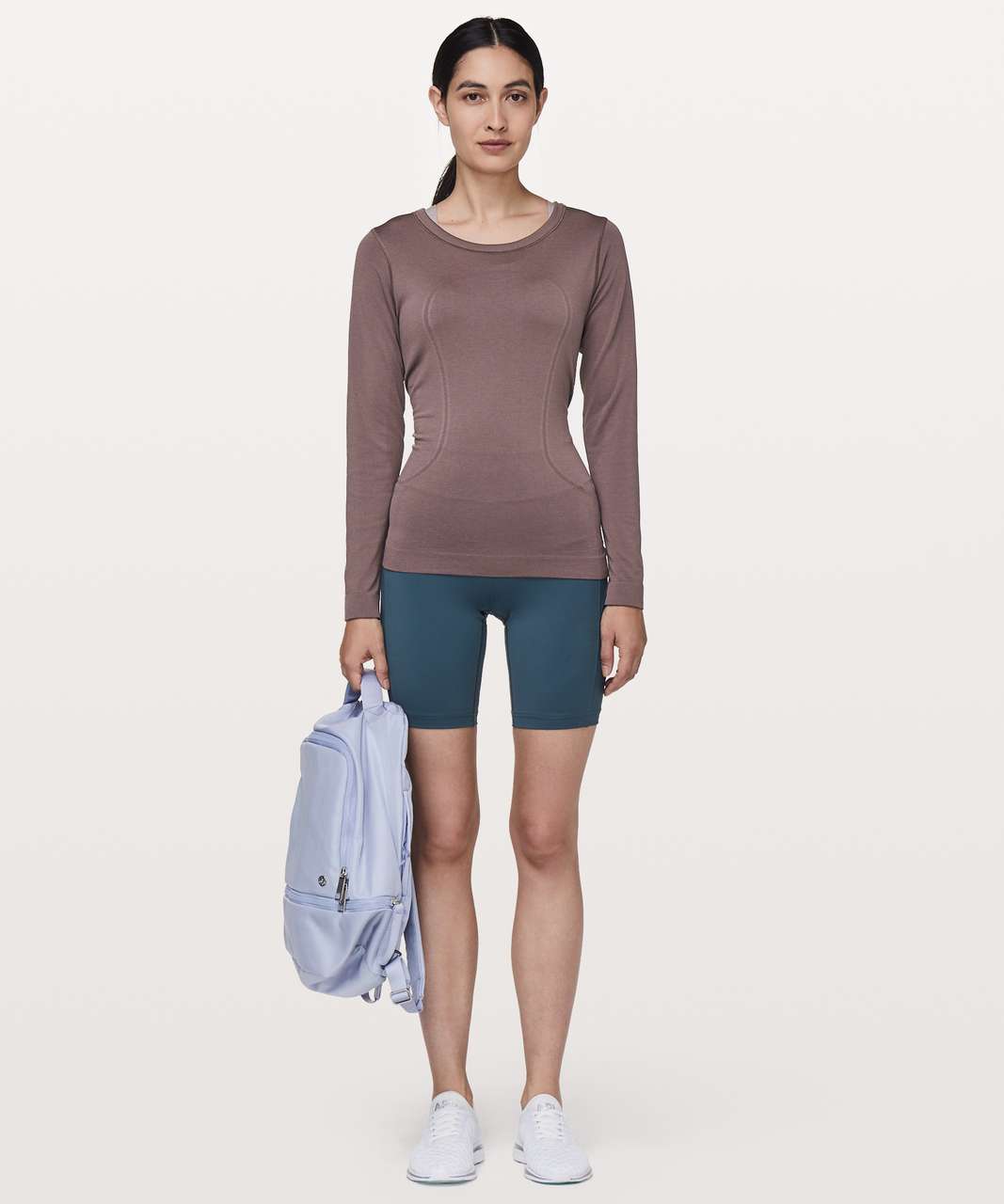 Lululemon Swiftly Tech Long Sleeve (Breeze) *Relaxed Fit - Antique Bark / Antique Bark