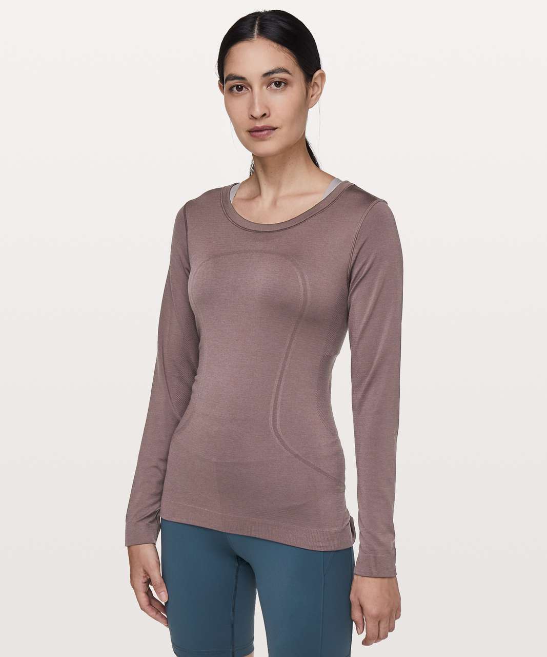 Lululemon Swiftly Tech Long Sleeve (Breeze) *Relaxed Fit - Antique Bark / Antique Bark