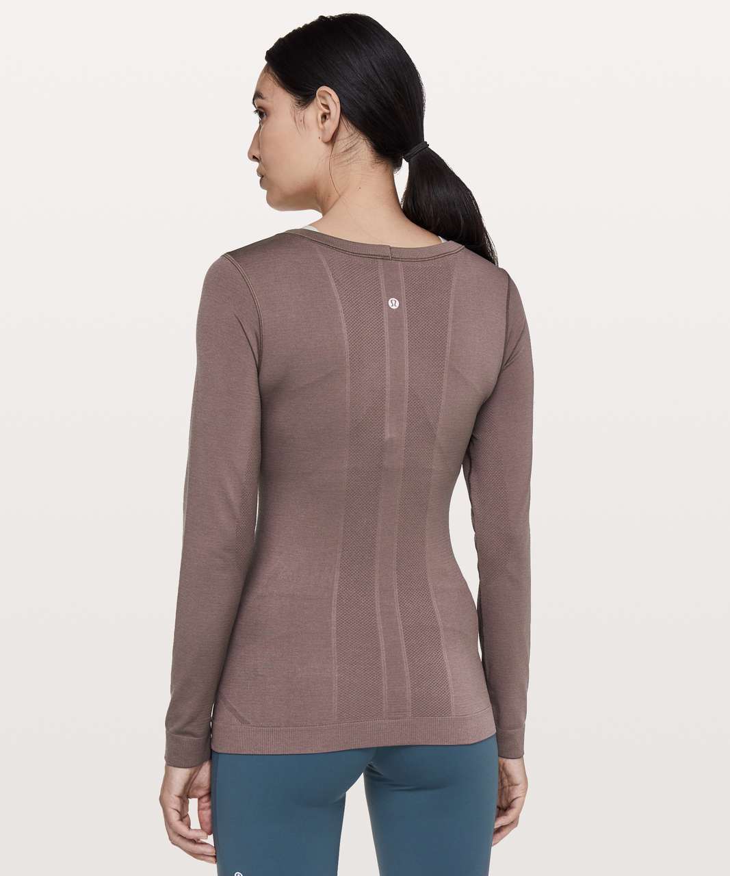 Lululemon Swiftly Tech Long Sleeve (Breeze) *Relaxed Fit - Antique Bark / Antique Bark