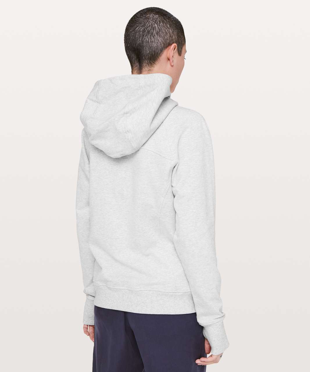 Lululemon Scuba Hoodie - Glen Check Polar Cream Silver Slate - lulu fanatics